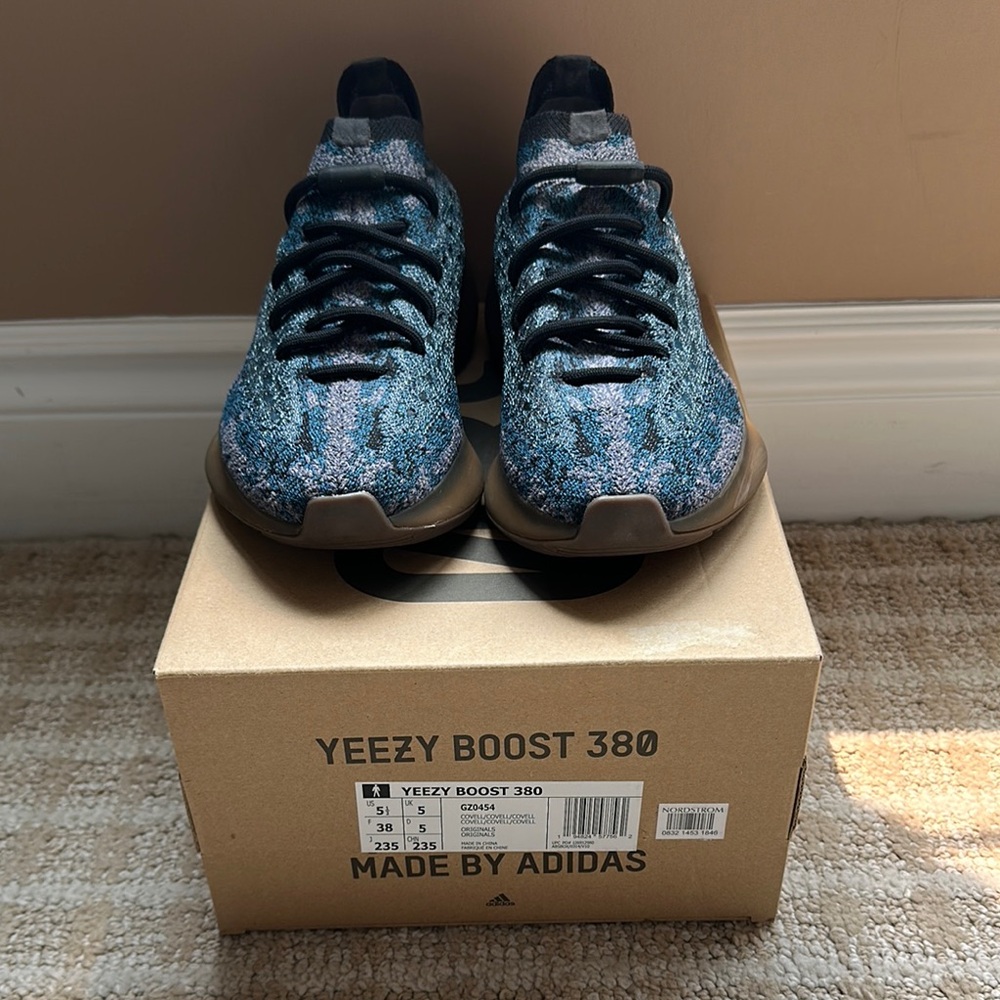 Adidas Yeezy Boost 380 Blue Black Sneakers